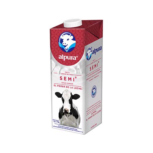 Leche semidescremada Alpura 1Lt